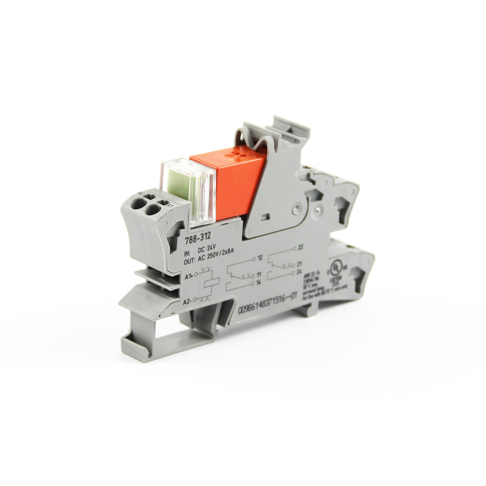 Ρελέ με podstawką 24VDC 2p 788-312