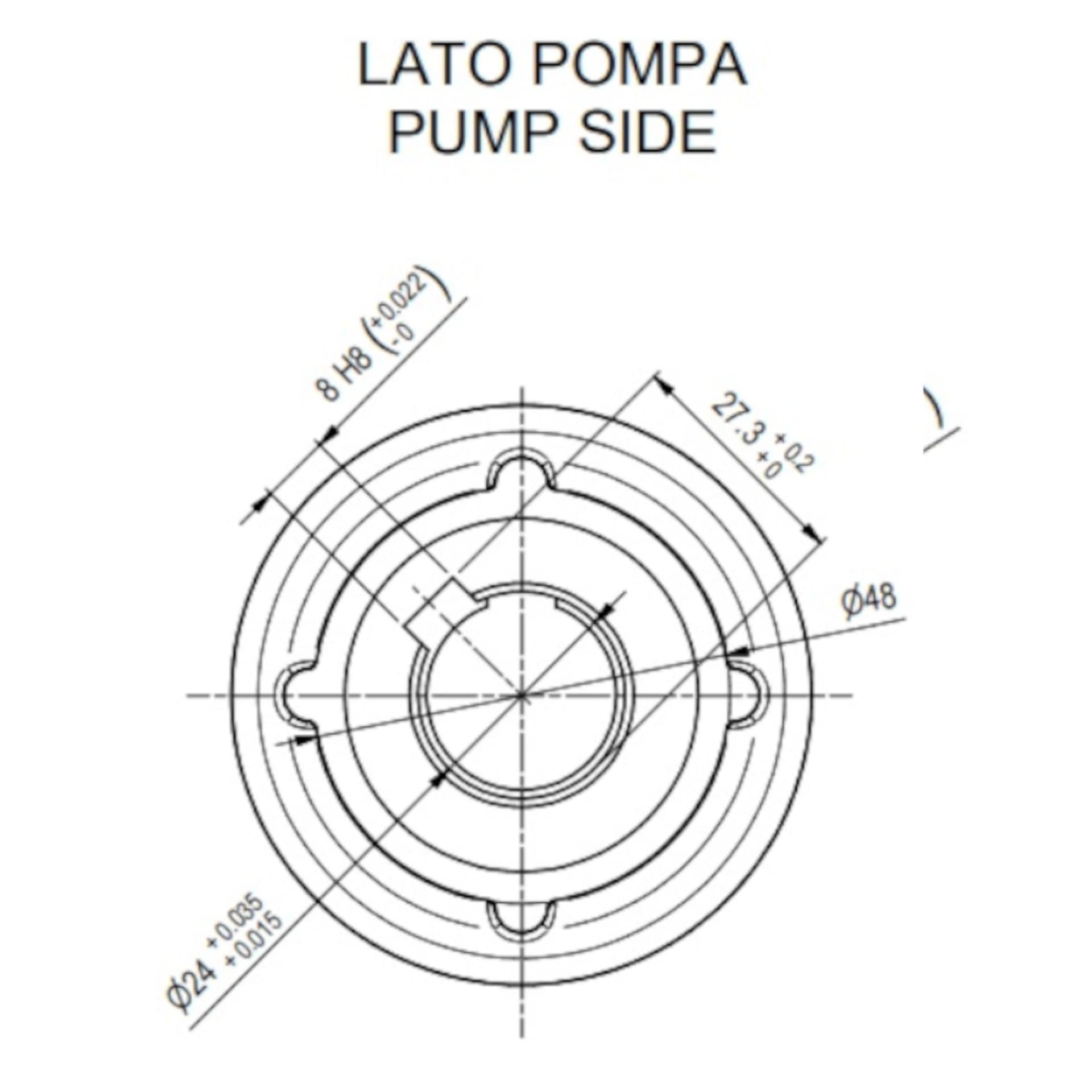 Σύνδεσμος αντλίας HAWK NMT 28mm/24mm (1.099-541.0) - Image 3