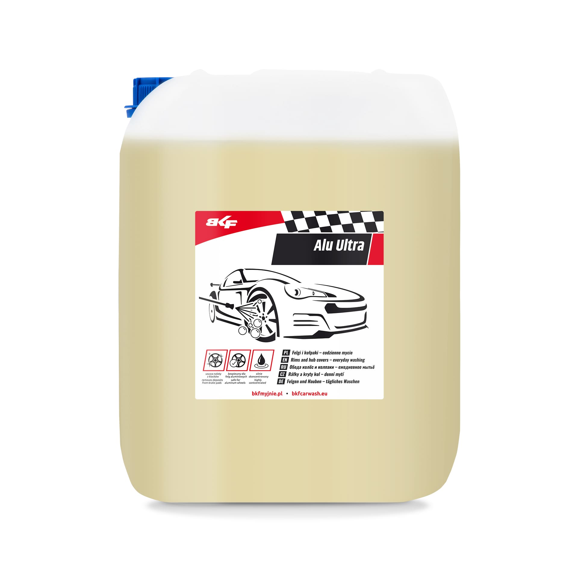 Alu Ultra Wheel Wash 20L ADR – αλκαλικό καθαριστικό για Aluminum Rims | για πλυντήρια αυτοκινήτων χωρίς επαφή