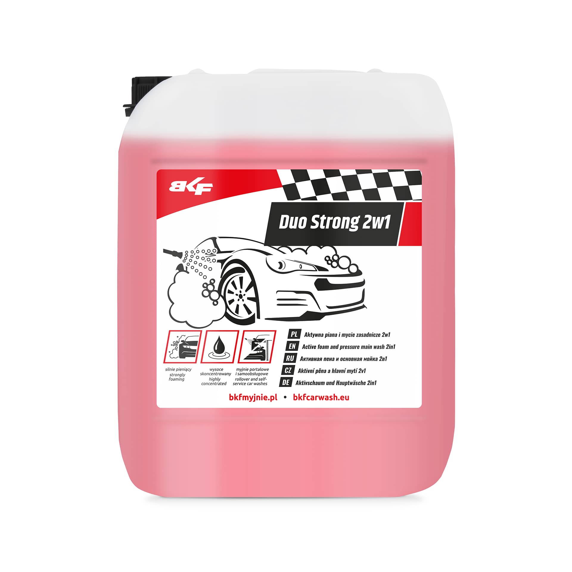 DUO STRONG 2-in-1 (20L) ADR – ενεργός αφρός και καθαριστικό βασικής πλύσης για πλυντήρια αυτοκινήτων